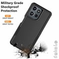 thumbnail image 3 of For Moto G 5G 2025 Case, 2 in 1 PC Phone Case for Motorola G 5G 2025 Case, Njjex Heavy Duty Rubber & Rugged Shockproof Full Body Protection Case Cover - Black, 3 of 6