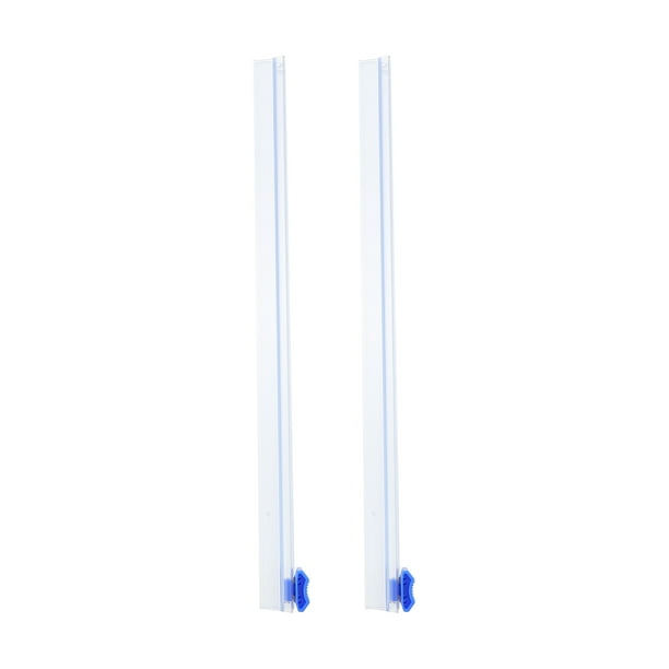 GOOHOCHY Dispensador de film transparente de plástico, 2 unidades, cuchillas de corte para cortar film de embalaje de alimentos