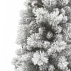 thumbnail image 3 of 6.5 ft Flocked Portland Pine Pencil Tree with 410 tips 300 Multi color Incandescent Lights, 3 of 6