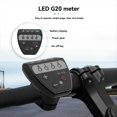 thumbnail image 2 of Electric Bicycle 36V48V LED G20 Meter Control Panel Display for Ebike 5 Pin SM Plug Connector, 2 of 7