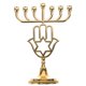 thumbnail image 1 of Candelabro religioso de 7 brazos para la menorá de Hanukkah, candelabro sagrado judío de Israel, 1 of 5
