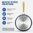 thumbnail image 2 of Granitestone 8 Inch Non Stick Frying Pans Nonstick Frying Pan Skillet Nonstick Pan, Large Non Stick Pan, Induction Pan, Kitchen Pans, Cooking Pan, Ceramic Pan for Cooking, Dishwasher Safe, Navy Blue, 2 of 6