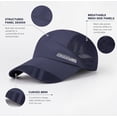 thumbnail image 3 of Mesh Back Baseball Cap, Adjustable Sports Hat for Golf, Running, Fishing and Outdoor Wear, TIKA, 3 of 7