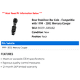 thumbnail image 2 of Rear Stabilizer Bar Link - Compatible with 1999 - 2002 Mercury Cougar 2000 2001, 2 of 2