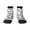 2 Black-1, variant on Retro Rooster Pattern Quarter Crew Socks,Toe Seamed Ankle Socks,Cotton Cushioned Breathable Athletic Crew Sports Socks