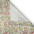 thumbnail image 6 of Ambesonne Floral Valance & Curtain, Curving Flower Pattern Art, 55"x30", Pale Green and Pink, 6 of 6
