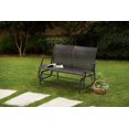 thumbnail image 1 of Sunjoy Steel Wicker Glider Outdoor Décor, 1 of 9
