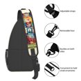 thumbnail image 5 of Gravity Falls Sling Backpack Travel Hiking Chest Bag Daypack Multipurpose Crossbody Shoulder Bag, 5 of 9