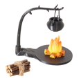 thumbnail image 4 of 5 Pieces Miniature Hanging Stove Camping Kit with Realistic Detailed Resin and Wood for Dollhouse Micro Landscape, 4 of 9