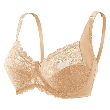 

GuessLookry 2023 Sexy Lingerie Womens Solid Lace Lingerie Bras Plus Size Underwear Bralette Bras Comfortable Bra Valentine Gift