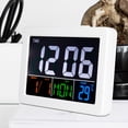 thumbnail image 4 of Reloj Despertador Lcd de Pantalla Grande Con Indador de Temperatura, Estilo Contemporáneo, 4 of 7