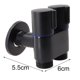thumbnail image 4 of G1/2 1 In Two Out Double Control Washing Machine Faucet Toilet Triangle Valve Kitchen Sink Bathroom Basin Faucet Accessories, 4 of 11