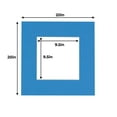 thumbnail image 3 of Bay Blue Acid Free 20x20 Picture Frame Mats with White Core Bevel Cut for 10x10 Pictures - Fits, 3 of 3