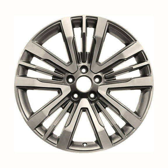 New Aftermarket Machined and Painted Charcoal Aluminum Wheel 20 x 8.5 fits 2016-2019 Ford Explorer