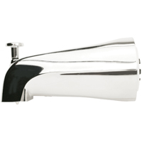 Plumb Pak PP825-37 Bathtub Spout with Diverter, Zinc, Chrome