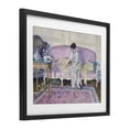 thumbnail image 4 of Woman Seated on Sofa Black Framed Print Under Glass, design by Wild Apple Portfolio, 4 of 10