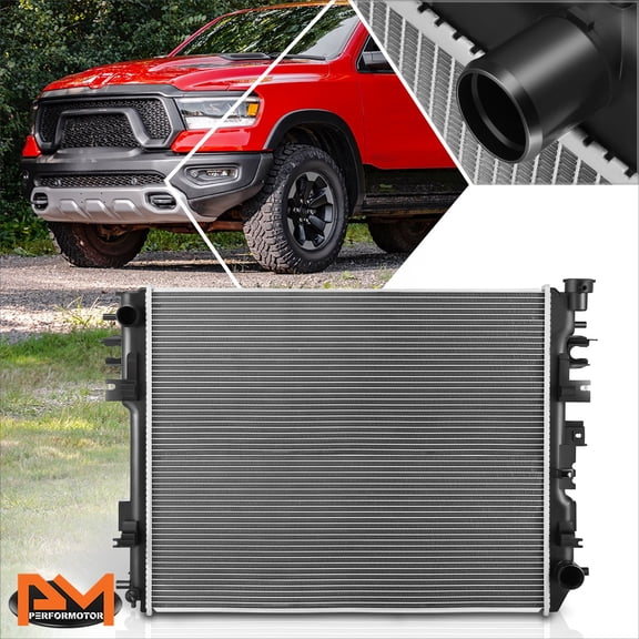 PM PERFORMOTOR for 11-21 Ram 1500 2500 3500 4000 3.7L 4.7L 5.7L Aluminum Radiator DPI-13295