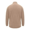 thumbnail image 6 of Men's Quarter Zip Sweater Casual Neck Pullover Ribbed Knit Sweater, 6 of 7
