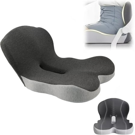 High Back Support for Office Chair Fully Support Entire Back for Comfort Pain Relief and Posture Improved, Long Sitting Lumbar Support, Ergonomic Memory Foam Back Cushion Support Pillow