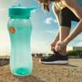 thumbnail image 7 of Hourglass Shaped Plastic Water Bottles with Flip-Up Straws, 25 Oz BPA Free Leakproof Tumbler for Kids Adults Office School GYM Camping Workout Outdoor Activities Drinking Bottle Set of 3 (Colors Vary), 7 of 7