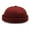 Wine Red, variant on Men Cotton Brimless Docker Cap Adjustable Street Casual Lovers Visor-Less Sailor Skullcap Beanie Hat