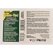 Gem-Tac Clear Hardware Adhesive 4 fl. oz. for Gems, Rhinestones
