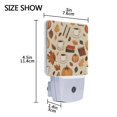 thumbnail image 4 of Yayeee LED Plug in Night Light for The Home with Auto Dusk to Dawn Light Sensors, 2 Pack, Fall Book, 4 of 6