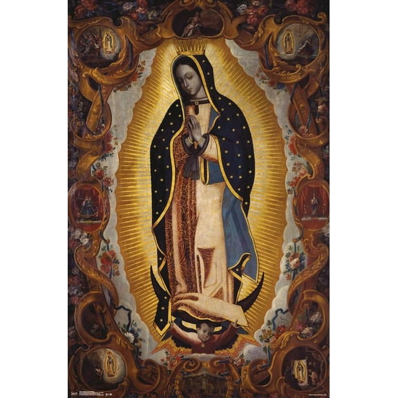 La Virgen De Guadalupe Wall Poster, 22.375" x 34"