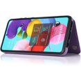 thumbnail image 6 of Phone Case for Samsung Galaxy A51 4G with Tempered Glass Screen Protector Card Holder Wallet Cover Stand Flip Leather Cell Accessories Glaxay A 51 Gaxaly M40S 51A A515F S51 Cases Women Girls Purple, 6 of 14