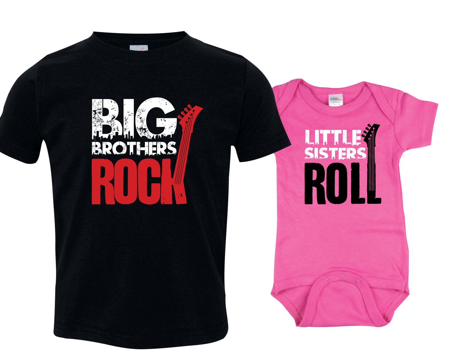 Matching Sisters Clothing Babygrow Vest Personalised Sister t-shirts Lil Big Sis Sibling t-shirts New Baby Gift Sisters Tee