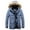 Sky Blue, variant on Daznico Mens Winter Jacket - Male Winter Warm Casual Padded Jacket Thickened Mid Length Pocket Design Hooded Collar Padded Jacket -Winter Coats for Men,Color:Yellow,Size:XL