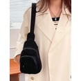 thumbnail image 3 of LHSHID Crossbody Bag for Women Canvas Shoulder Sling Hobo Bag Anti-theft Purse Pocket Travel Handbag, 3 of 5