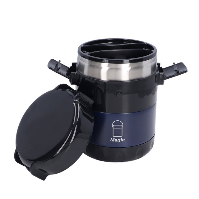 Recipientes para almuerzo de gran capacidad, recipientes para almuerzo aislados de 1,9 L, recipientes para almuerzo aislados al vacío, recipientes para almuerzo aislados impulsados por el rendimiento