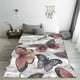 thumbnail image 5 of Balery Vintage Butterflies Manta de Felpa Suave y Acogedora – Cobija de Franela Aterciopelada para Cama, Lavable y Cálida para Sofá, Mascotas, Transpirable-50"x40", 5 of 7