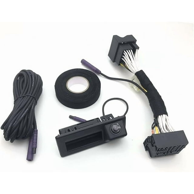 Compatible For VW T-cross t cross 2018~2023 Canbus Dynamic Trajectory Camera Rear View Camera Work With MIB Unit Plug & Play(Canbus Camera)