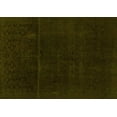 thumbnail image 1 of Ahgly Company Indoor Rectangle Abstract Yellow Modern Area Rugs, 4' x 6', 1 of 4