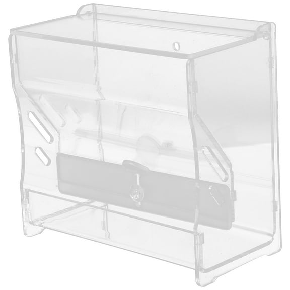 Clear Food Holder Rutin Chicken Feeder Containers with Lids Accessories Outdoor Acrylic 2 Count