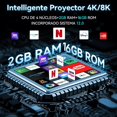 thumbnail image 5 of Mini Proyector PortáTil con Android 12, Proyectors con Gamepad y Soporte Para 2000 Juegos, Soporte 1080p Full HD Proyectors, Wifi 6 y Bluetooth 5.0 Proyectores Home Theater, Proyector de Cine Exterior, 5 of 5