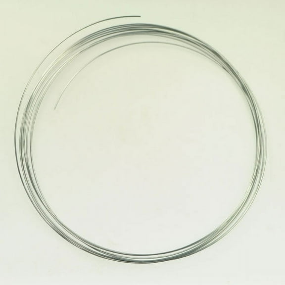 22 Gauge Necklace Memory Wire Silver Finish - Approximately 10 Coils