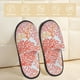 thumbnail image 2 of Fotbe Corals Pantuflas Peludas para Mujer con Estampado, Zapatillas de Peluche, Zapatos de Invierno para Casa, Uso Interior y Exterior-Medium, 2 of 8