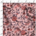 thumbnail image 2 of Soimoi Cotton Poplin Orange Fabric By the Yard - 42 Inch Wide -Florals Print Fabric - Elegant and Timeless Patterns for Fashion and Home Decor Printed Fabric, 2 of 6