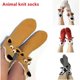 thumbnail image 2 of Calcetines de animales de punto divertidos, calcetines de boca ancha creativos en 3D, calcetines de piso de cocodrilo de punto grueso y cálido, Unisex, novedad de invierno, 2 of 4