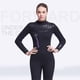 thumbnail image 3 of Traje de buceo Traje de buceo Manga larga Pantalones largos Protección UV Traje de surf para buceo Snorkeling Surfing Natación en agua fría Negro de las mujeres XS 5mm Advancent OD003704-08, 3 of 7