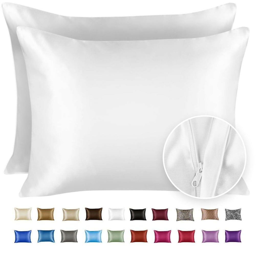 Luxury Silky Pillow Cover Natural Satin Pillowcase for Hair and Skin