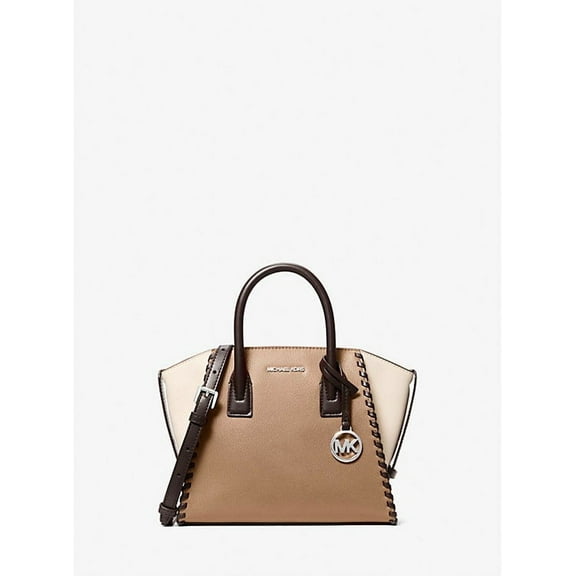 Michael Kors Outlet Avril Small Leather Satchel - Drftwood Multi