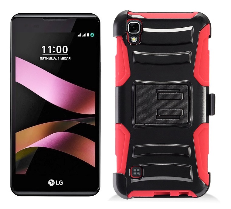 for LG X Style VOLT 3 Tribute HD Case Phone Case Hard Back Double