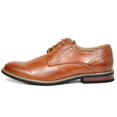 thumbnail image 2 of Zapatos Oxford de Vestir de Cuero para Hombre Bruno Marc Marrón 13W, 2 of 6