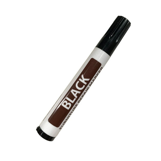 Functional Car Repair Kit Pen Safe Car Paint Pen Easy Repair Pen Effective Repair Markers Light Furniture Floor Repair Pens for Outdoor Car Vehicle Black