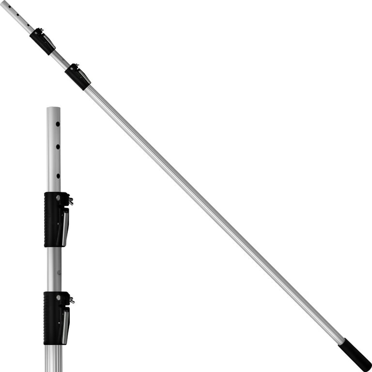 VEVOR Extension Pole, 30 ft Telescoping Pole, Multi-Purpose Telescopic Poles,  Aluminum Extendable Handle, Paint Roller Extension Pole for Painting Window  Cleaning High Ceiling Dusting Bulb Changing 