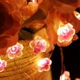 thumbnail image 4 of 4m long, 40 cherry blossom LED lights, USB and batteries, for Christmas, girl's room, bedroom, indoor, outdoor, wedding, Valentine's Day., 4 of 5